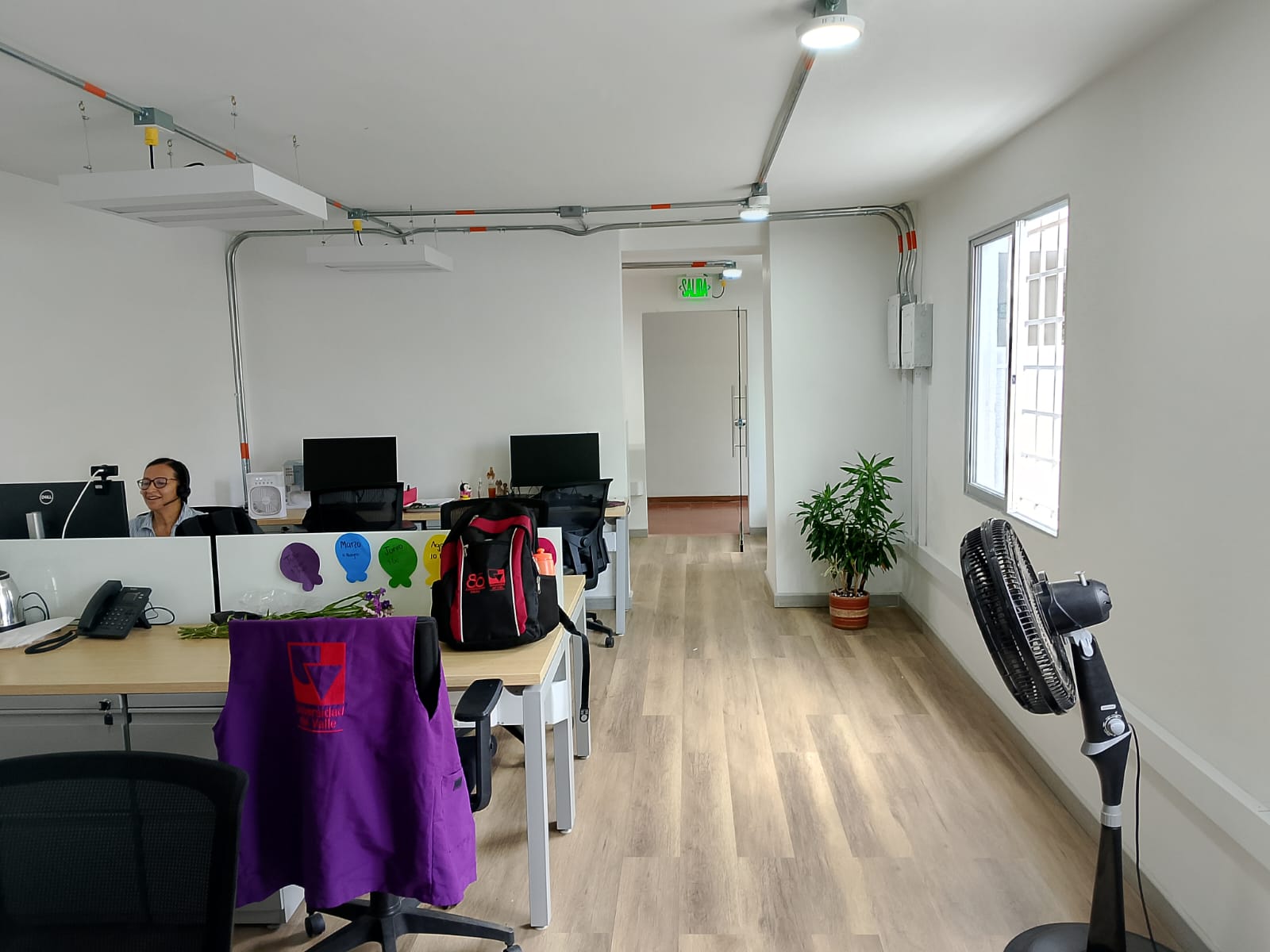 Espacio 2020 en funcionamiento con personal de la Vicerrectoría de Bienestar